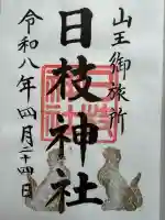 日本橋日枝神社の御朱印