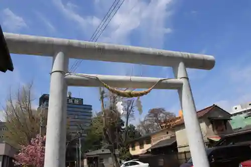 阿邪訶根神社の鳥居