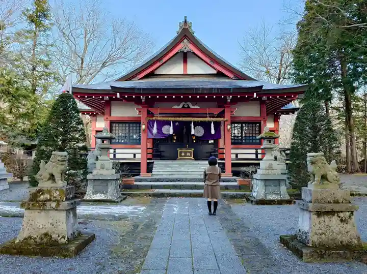 山中浅間神社の本殿・本堂