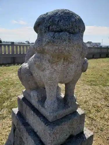 西藤平蔵神社の狛犬