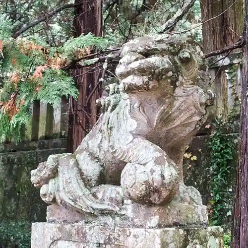 下田八幡神社の狛犬