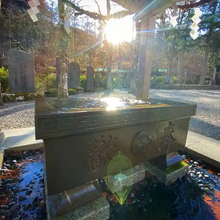 古峯神社の手水舎
