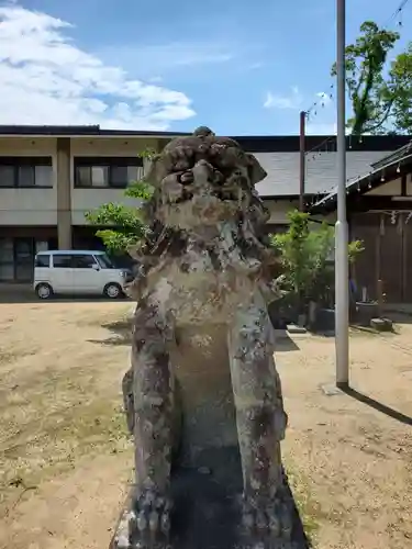 押部谷住吉神社の狛犬