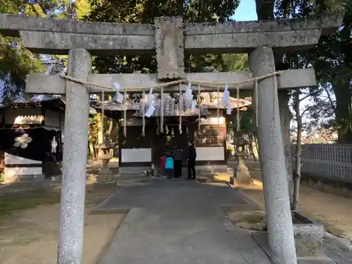 山北八幡神社の鳥居