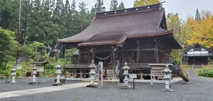 天台寺の本殿・本堂