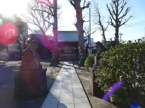 六所神社の狛犬