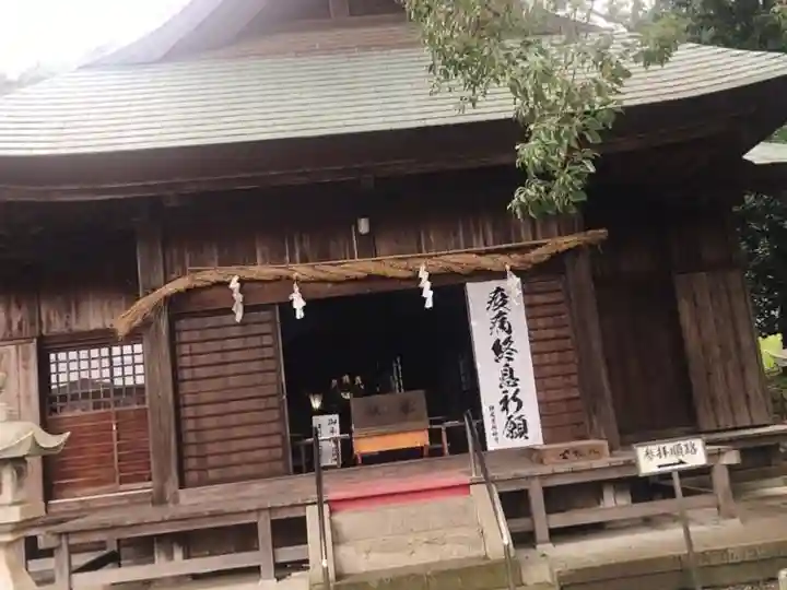 伊勢神明社の本殿・本堂