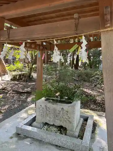 諏訪八幡神社の手水