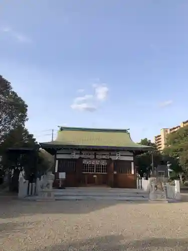産土神社の本殿・本堂