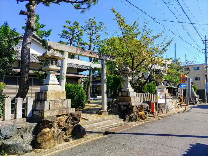 白山神社(名塚白山社)の鳥居