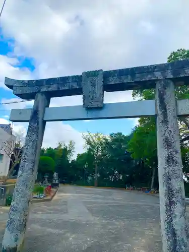 牟田神社の鳥居