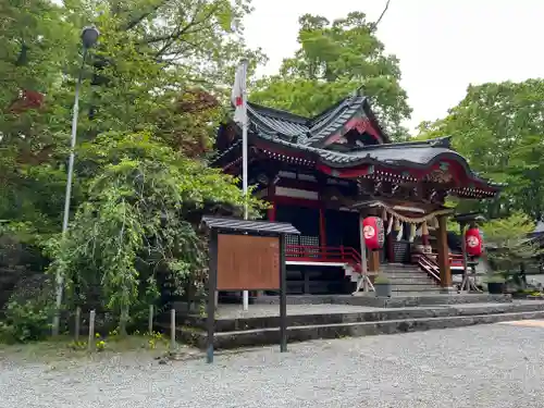 山中諏訪神社の本殿