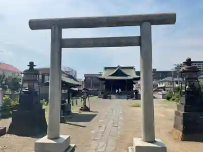 横浜熊野神社の鳥居