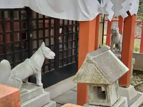 阿比太神社の狛犬