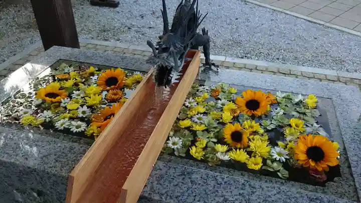 川越八幡宮の手水舎