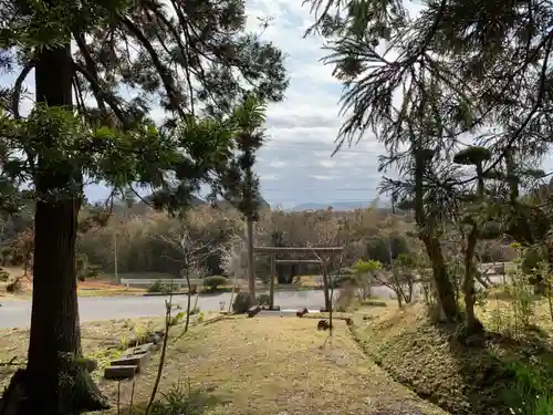 熊野神社の景色