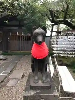 三囲神社の狛犬