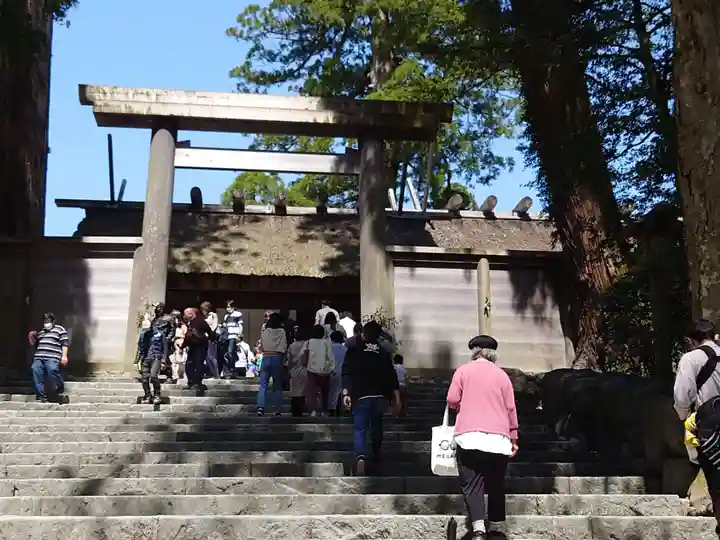 伊勢神宮内宮(皇大神宮)の鳥居