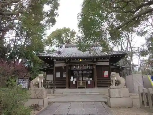 安居神社の本殿・本堂