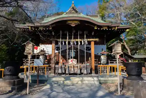 鎮守氷川神社の本殿