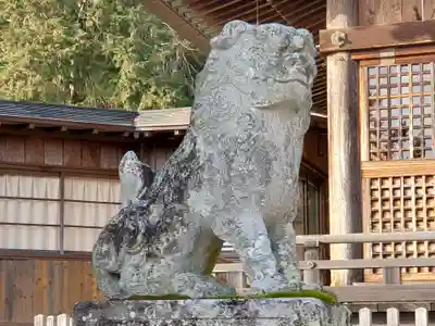 富永神社の狛犬
