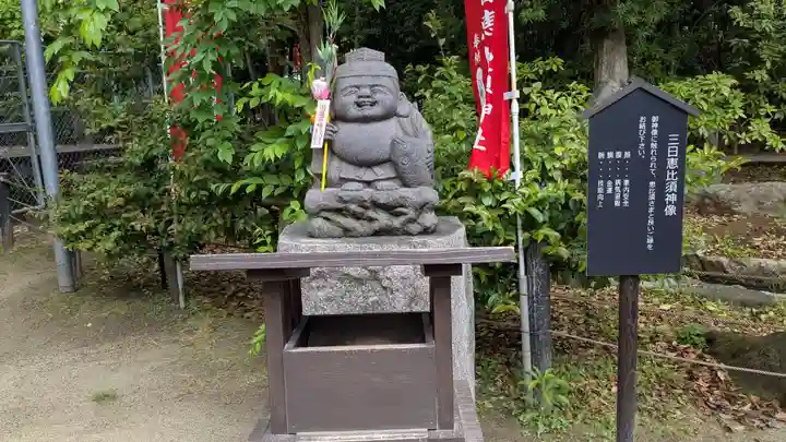 三日恵比須神社 (住吉神社境内社)の像