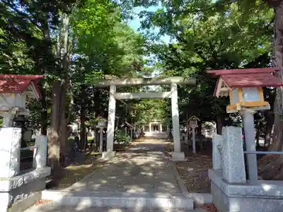 妹背牛神社の鳥居