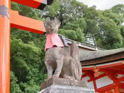 伏見稲荷大社の狛犬