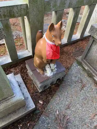 結神社の狛犬