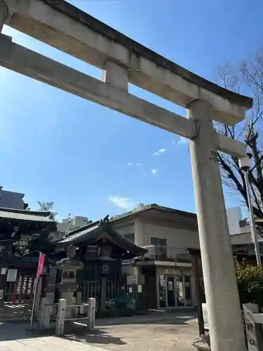 下谷神社の鳥居