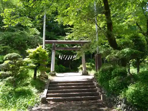 塩船神明社の鳥居