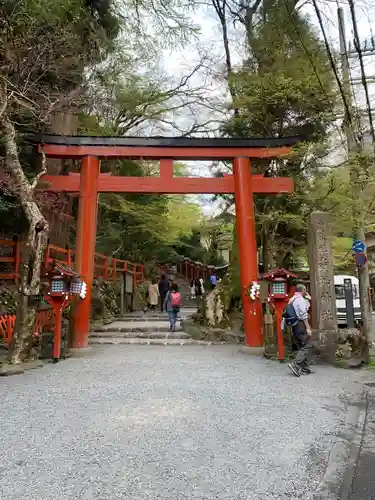 貴船神社の鳥居