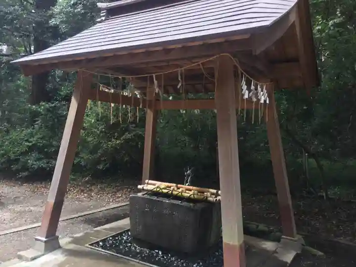 息栖神社の手水舎
