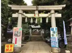 太子堂八幡神社の鳥居