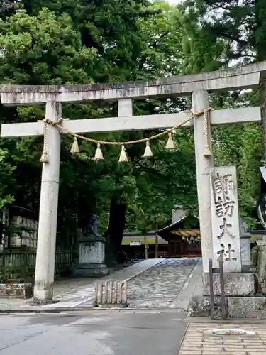 諏訪大社下社春宮の鳥居