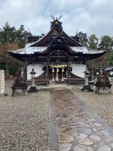 柏原八幡宮の本殿・本堂