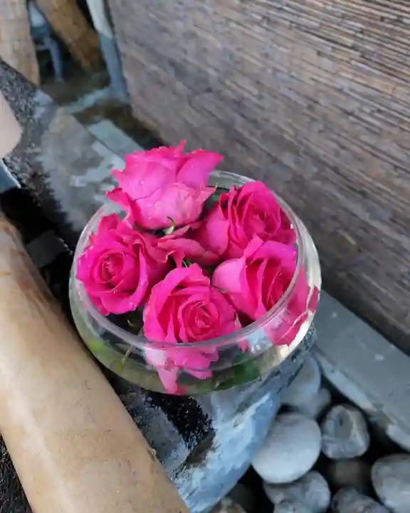 上尾御嶽神社の手水舎