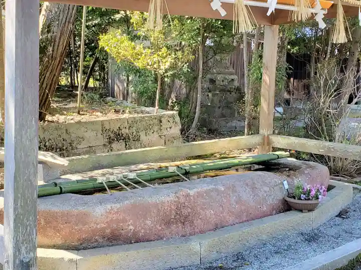 垣田神社の手水舎
