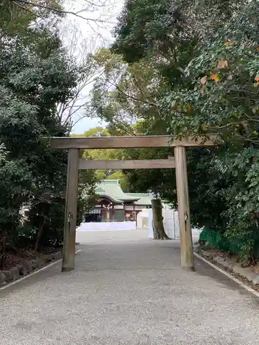 上知我麻神社（熱田神宮摂社）の鳥居