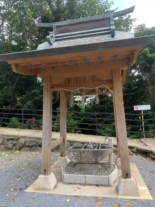 男嶽神社の手水舎