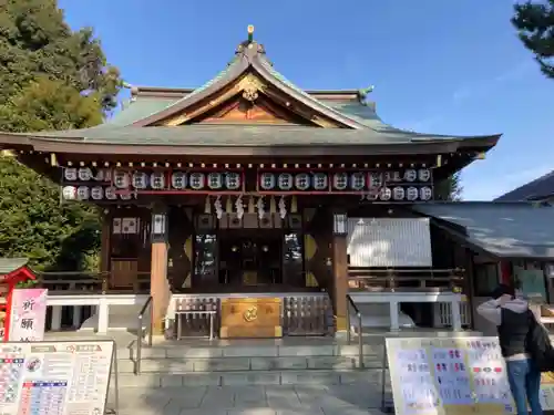 中野沼袋氷川神社の本殿・本堂