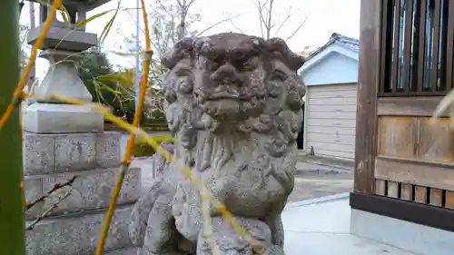 薮田神社の狛犬