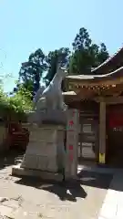 多田朝日森稲荷神社の狛犬