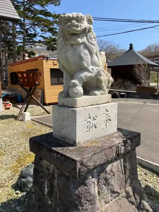 様似住吉神社の狛犬