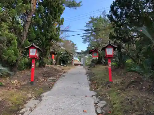 月讀神社の庭園