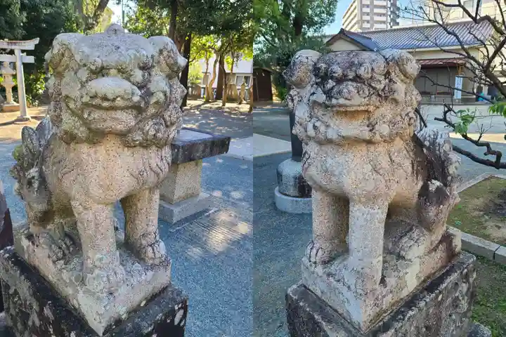 老松神社の狛犬