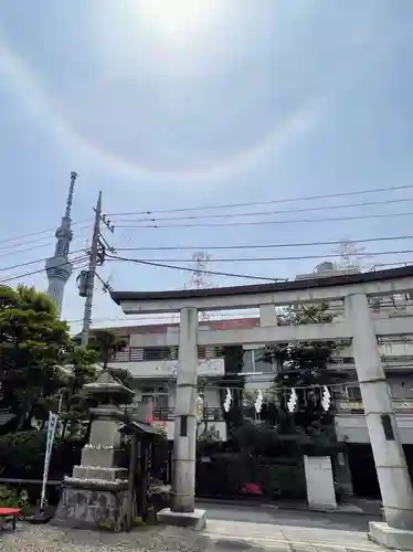 高木神社の鳥居