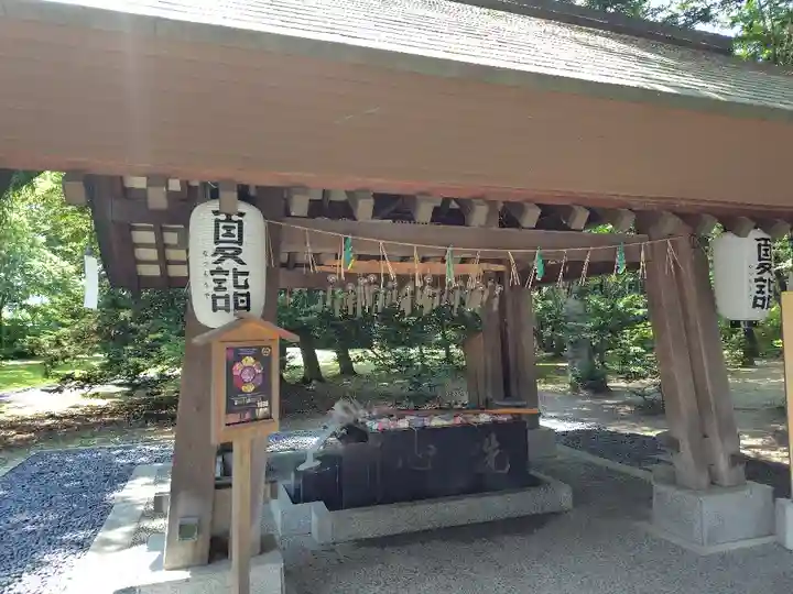 帯廣神社の手水舎