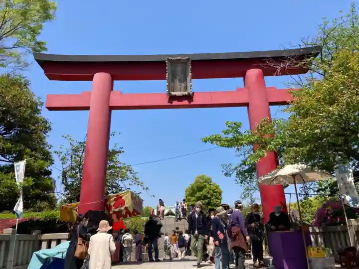 亀戸天神社の鳥居