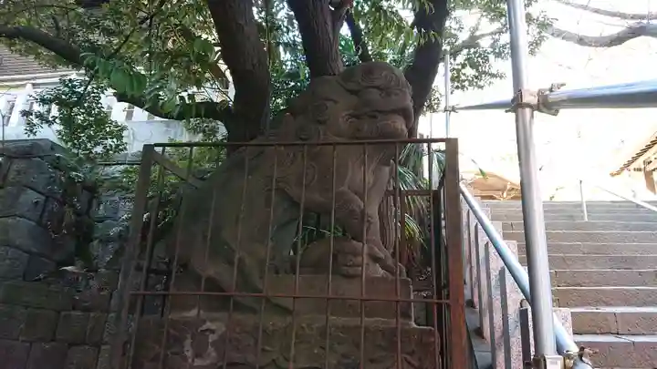御田八幡神社の狛犬